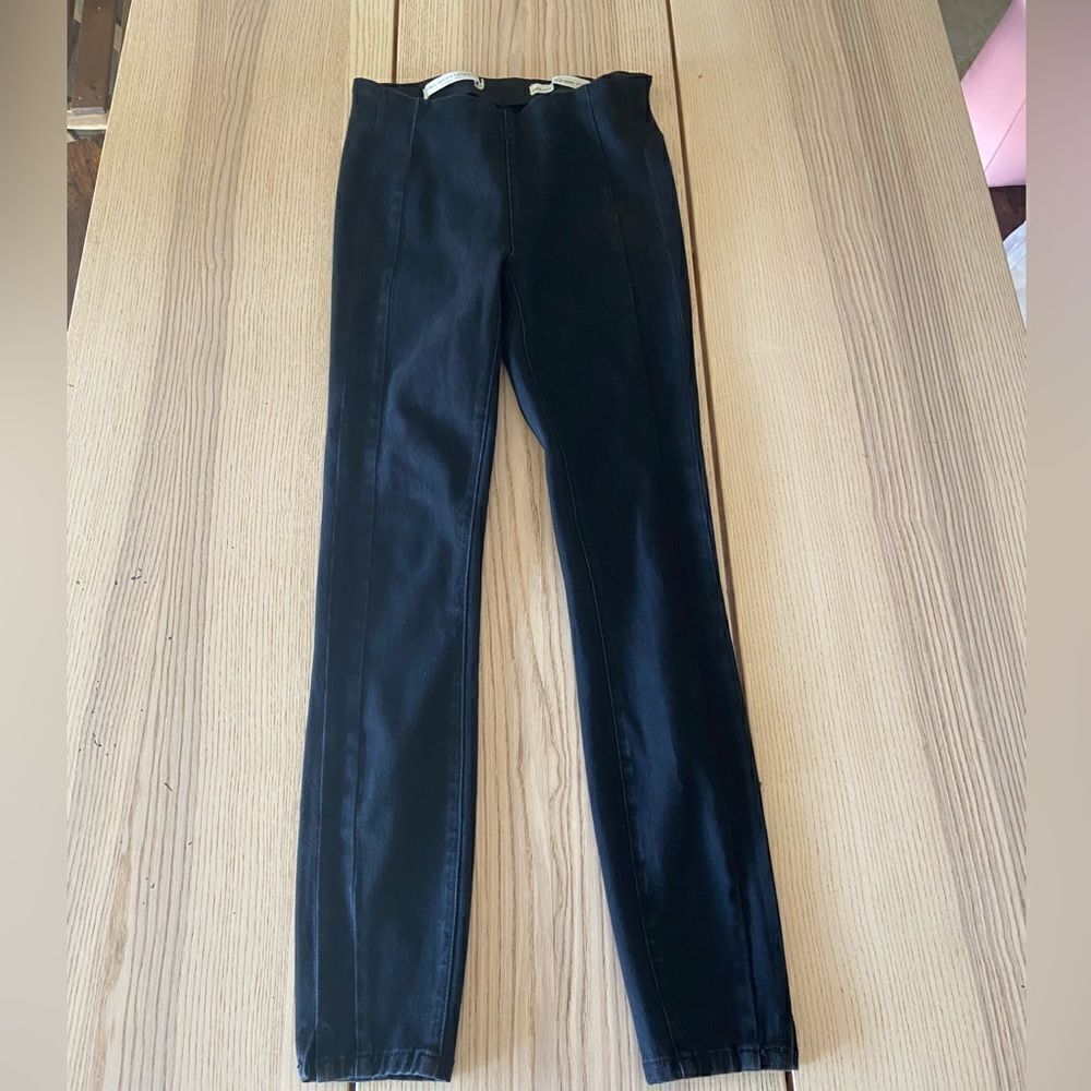 Anthropologie Pilcro And The Letterpress High-Rise Denim Black Jeggings  Size 26